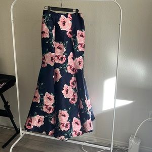 Long formal mermaid cut skirt